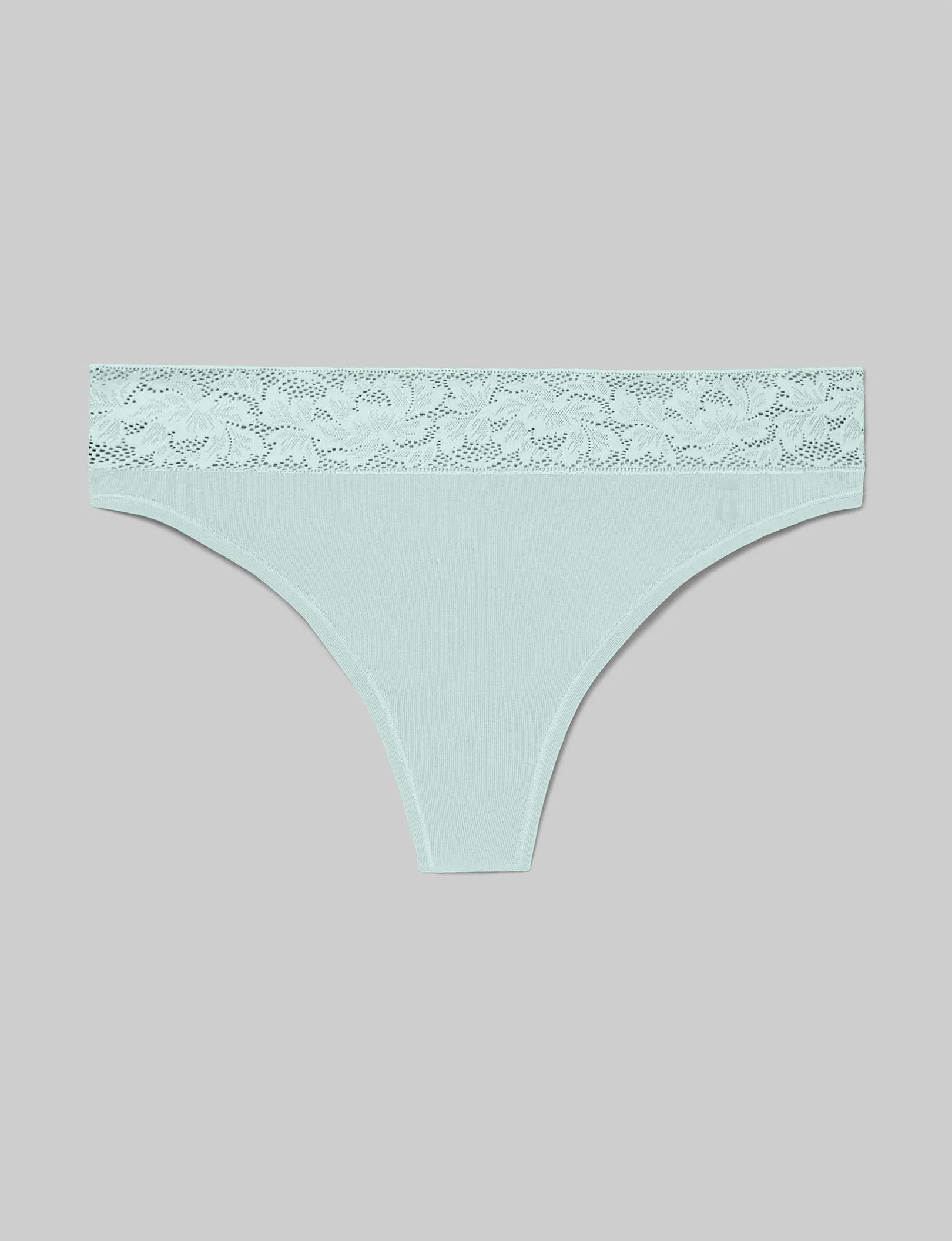 Women's Second Skin Thong, Lace Waist