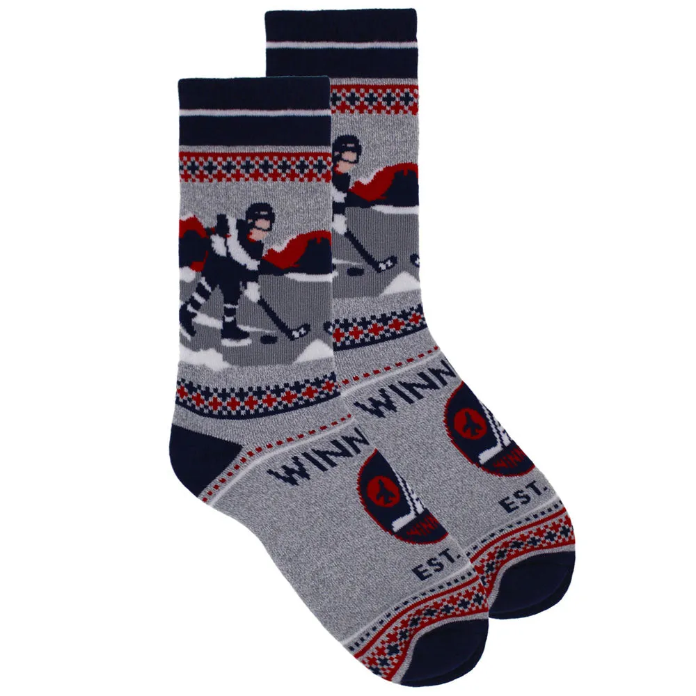 WOMEN'S SKATER TERRY CREW SOCKS