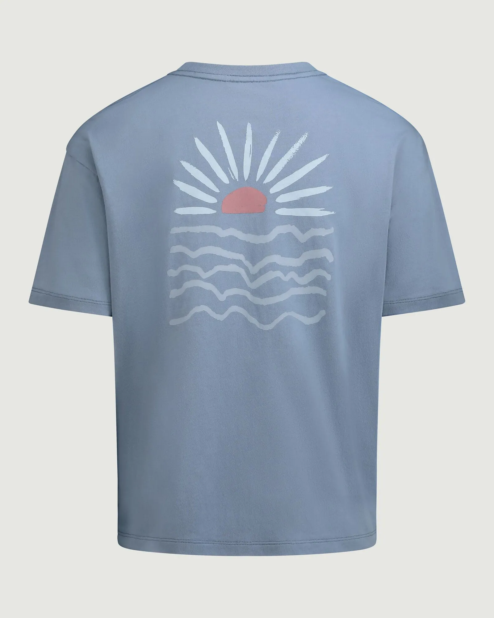 Women's Sunrise Flower Organic Cotton T-shirt - At Twilight