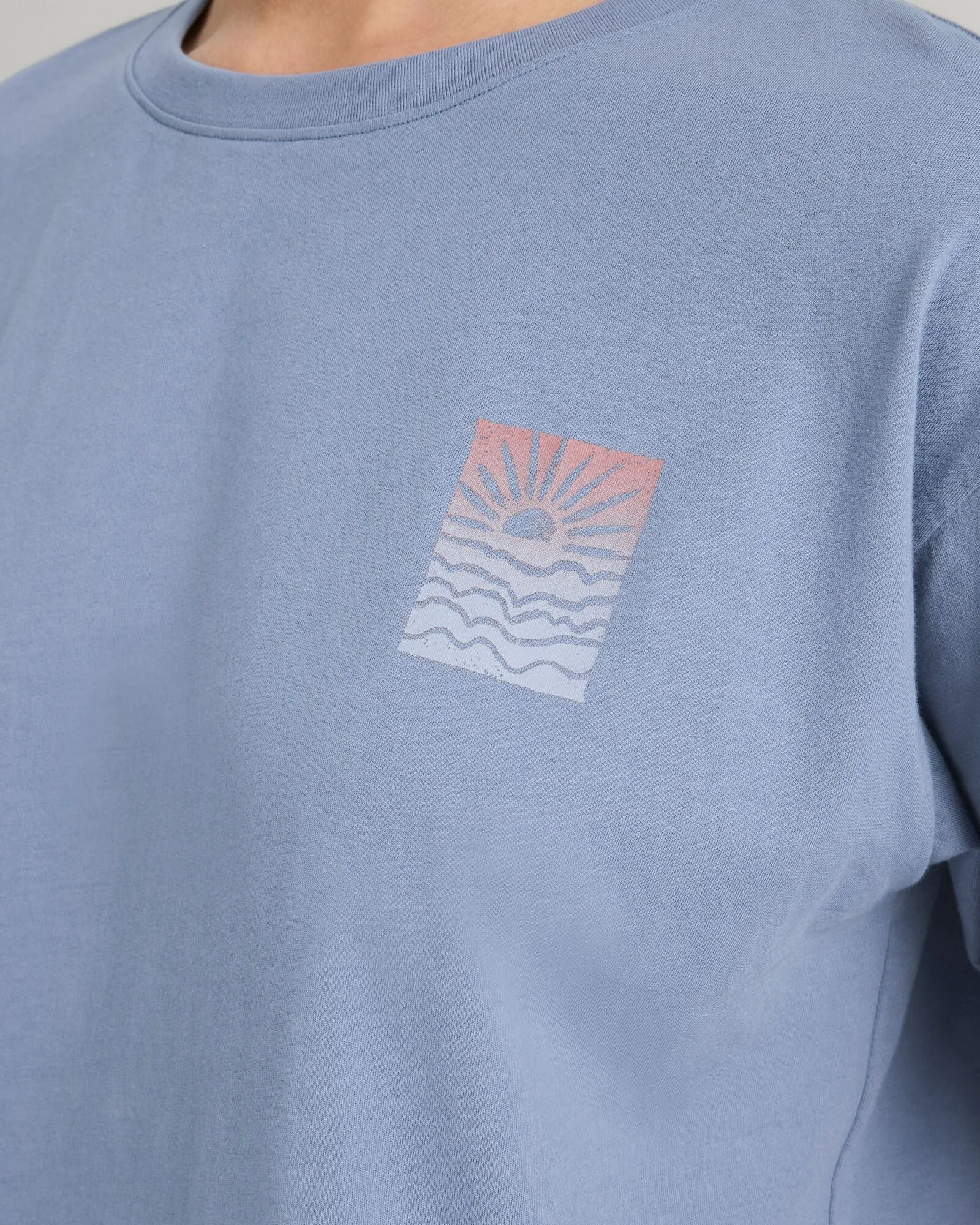 Women's Sunrise Flower Organic Cotton T-shirt - At Twilight