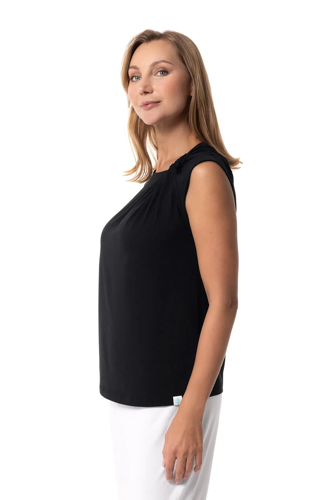 Women's Tampa Twist Tank | Black