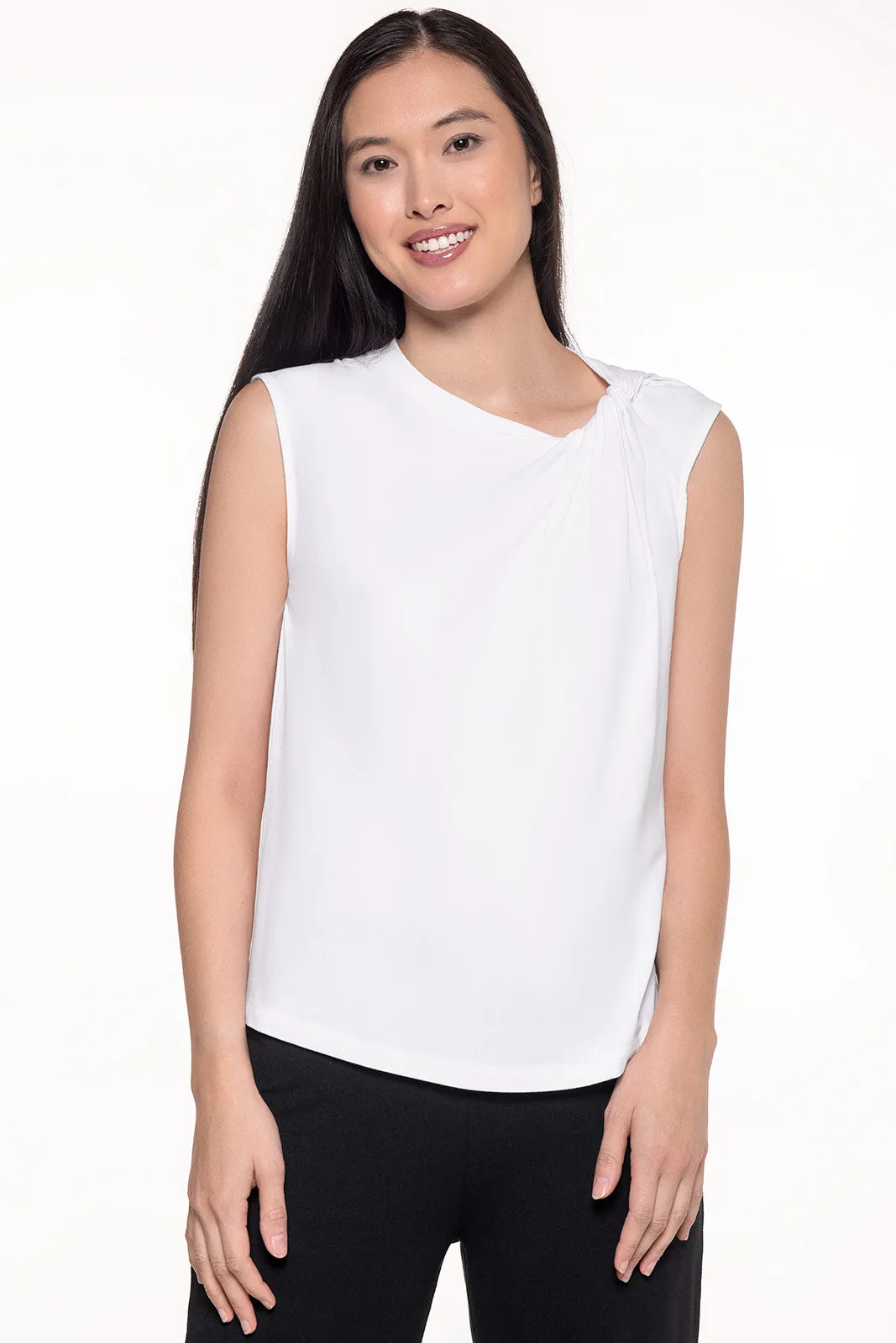 Women's Tampa Twist Tank | White