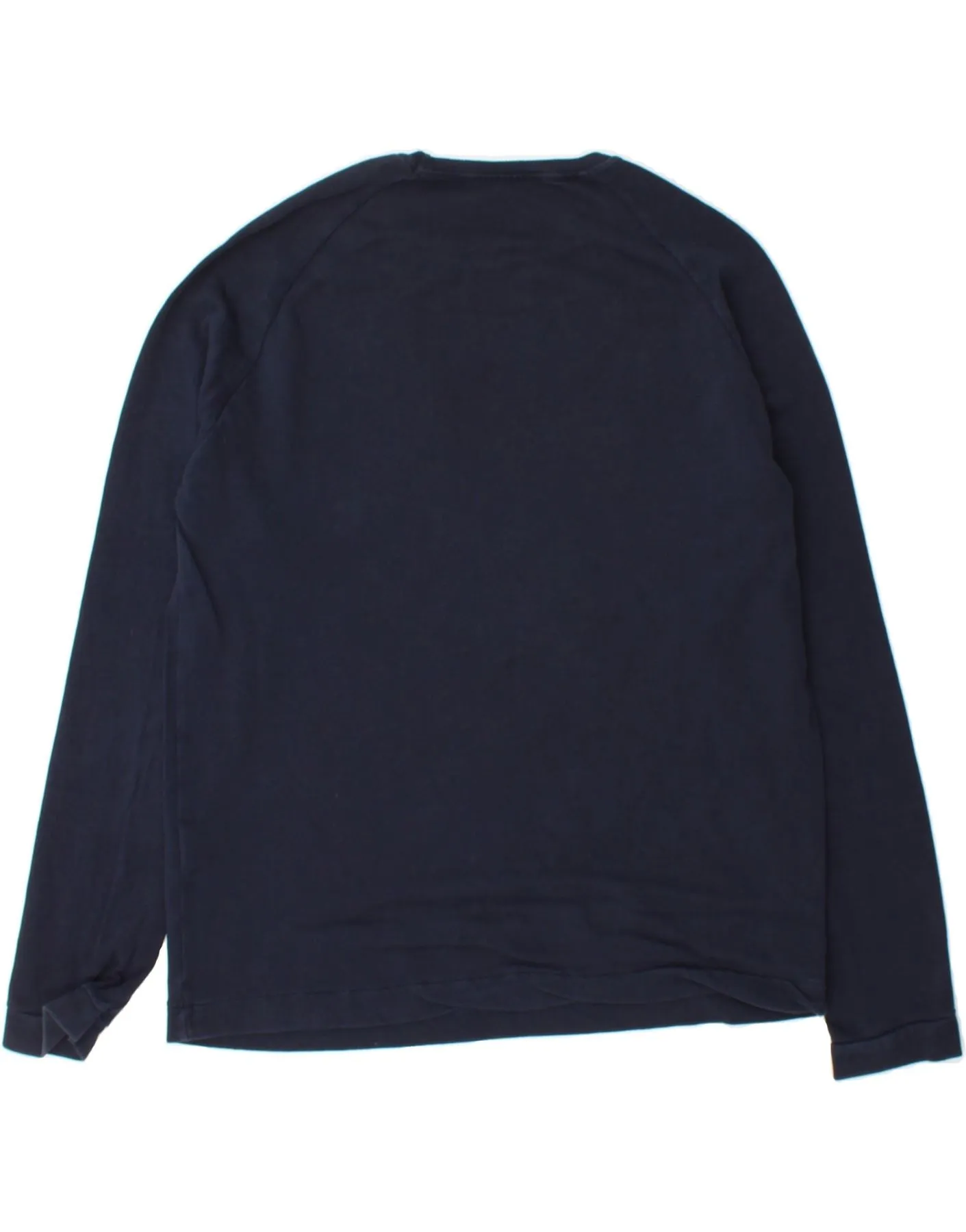 ZARA Womens Oversized Sweatshirt Jumper UK 10 Small Navy Blue Floral